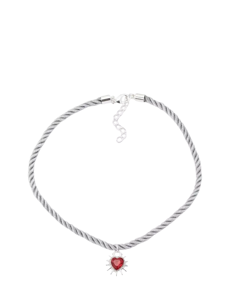 frkl. spike heart necklace silver - British product