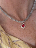 frkl. spike heart necklace silver - British product
