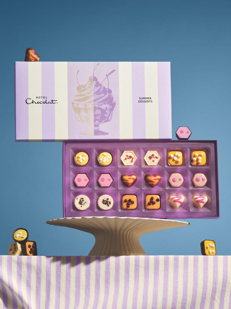 Hotel Chocolat Summer Desserts chocolate box 240g (British brand)