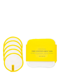 Skin Rocks The Cotton Rounds reusable facial pads 5 pack, imported from the UK