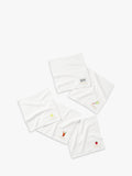 Christy Wimbledon face cloths pack of 5 white cotton, UK version