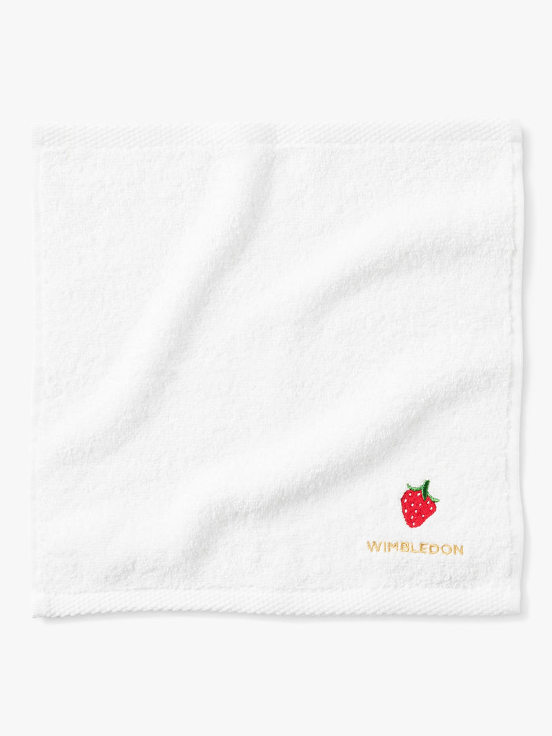 Christy Wimbledon face cloths pack of 5 white cotton, UK version