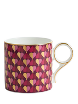 John Lewis Wedgwood The Love Bone China Desk Mug, Magenta, 330ml- Buy online at McGrocer