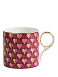 Wedgwood Love bone china desk mug 330ml magenta - British product