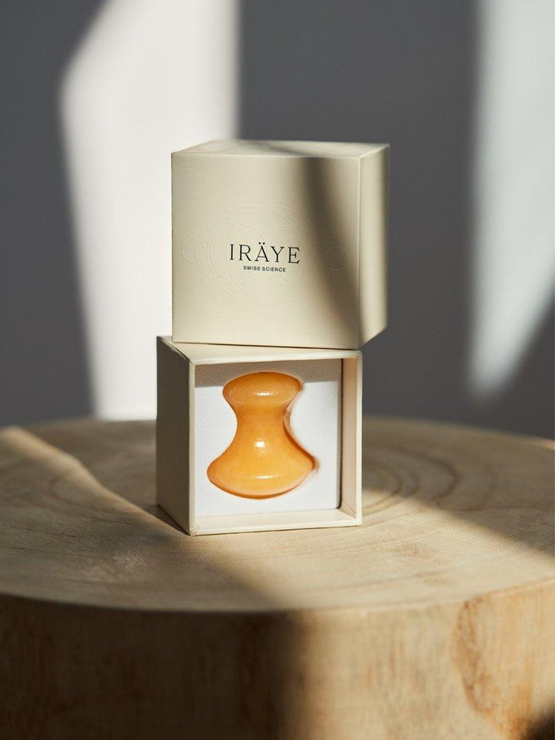 IRÄYE Skincare yellow topaz face and eye gua sha (British brand)