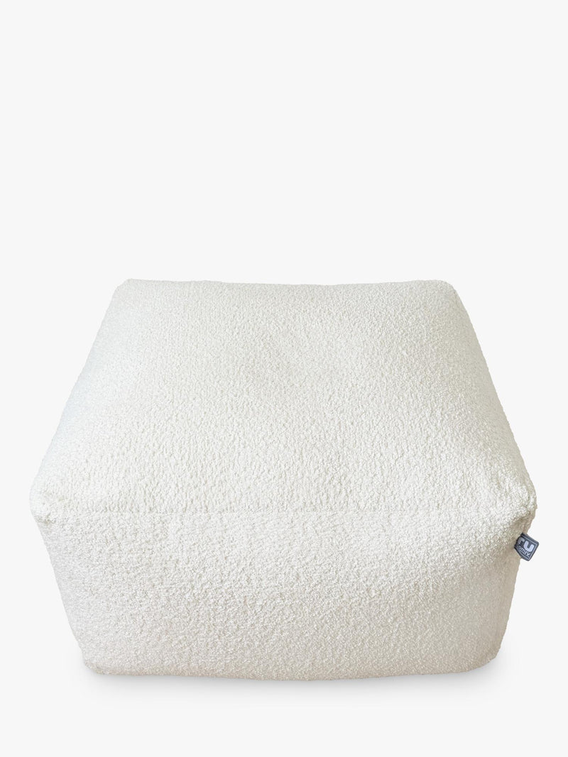 rucomfy cream Ottoman Beanbag, imported from the UK