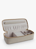 Monica Vinader grey zipped jewellery box 23cm (British brand)
