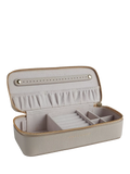 Monica Vinader grey zipped jewellery box 23cm (British brand)