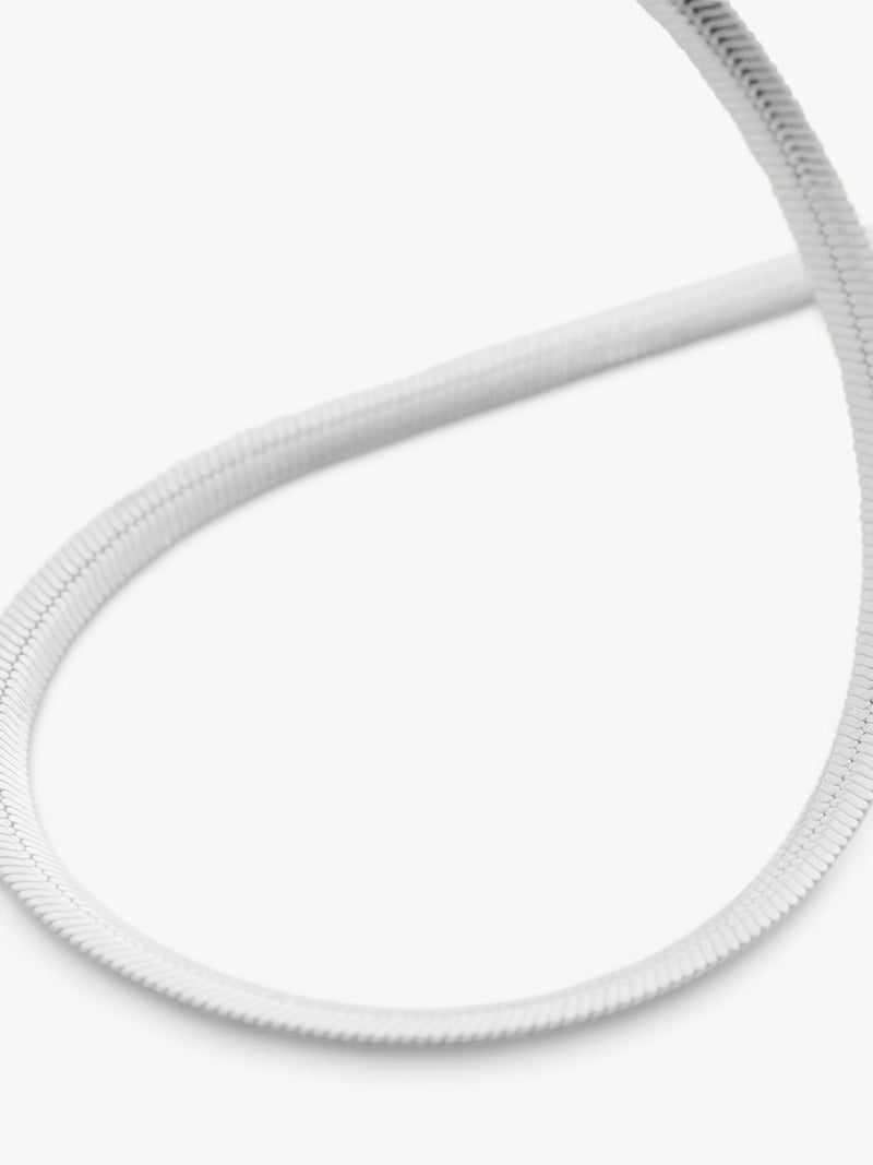Monica Vinader sterling silver snake necklace 45.5cm (British brand)
