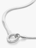 Monica Vinader sterling silver snake necklace 45.5cm (British brand)
