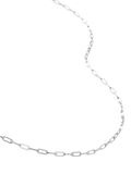 Monica Vinader sterling silver paperclip chain necklace, UK version