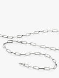 Monica Vinader sterling silver paperclip chain necklace, UK version