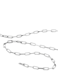 Monica Vinader sterling silver paperclip chain necklace, UK version