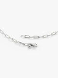 Monica Vinader sterling silver paperclip chain necklace, UK version
