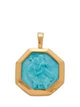 John Lewis Monica Vinader St. Christopher Pendant Charm, Gold- Buy online at McGrocer