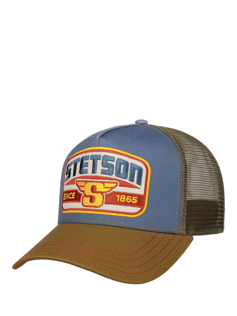 Stetson Classic Race baseball cap brown/blue, UK version