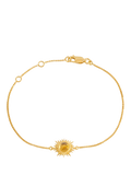 Rachel Jackson London citrine sunshine bracelet gold - British product
