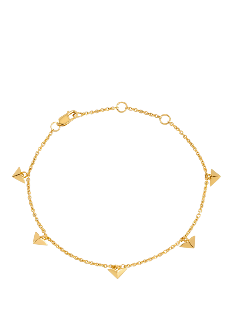 Rachel Jackson London Dreamcatcher Bird Choker Bracelet in Gold, UK version
