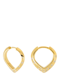 Rachel Jackson London Mini Imagine hoop earrings 12mm white sapphire, UK version