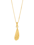 Rachel Jackson London Dreamcatcher Celestial Wing Necklace, Gold