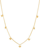 John Lewis Rachel Jackson London Dreamcatcher Bird Choker Necklace, Gold- Buy online at McGrocer