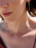 Rachel Jackson London dreamcatcher bird choker necklace gold, imported from the UK