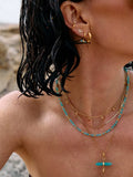 Rachel Jackson London dreamcatcher bird choker necklace gold, imported from the UK