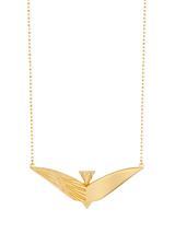 John Lewis Rachel Jackson London Dreamcatcher Celestial Bird Necklace, Gold- Buy online at McGrocer