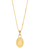 John Lewis Rachel Jackson London Art Deco Sapphire Sunshine Necklace, Gold- Buy online at McGrocer