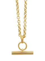 John Lewis Rachel Jackson London T-Bar Gold Pendant Necklace- Buy online at McGrocer