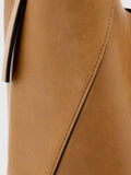 AllSaints Luna Hobo leather shoulder bag brown, imported from the UK