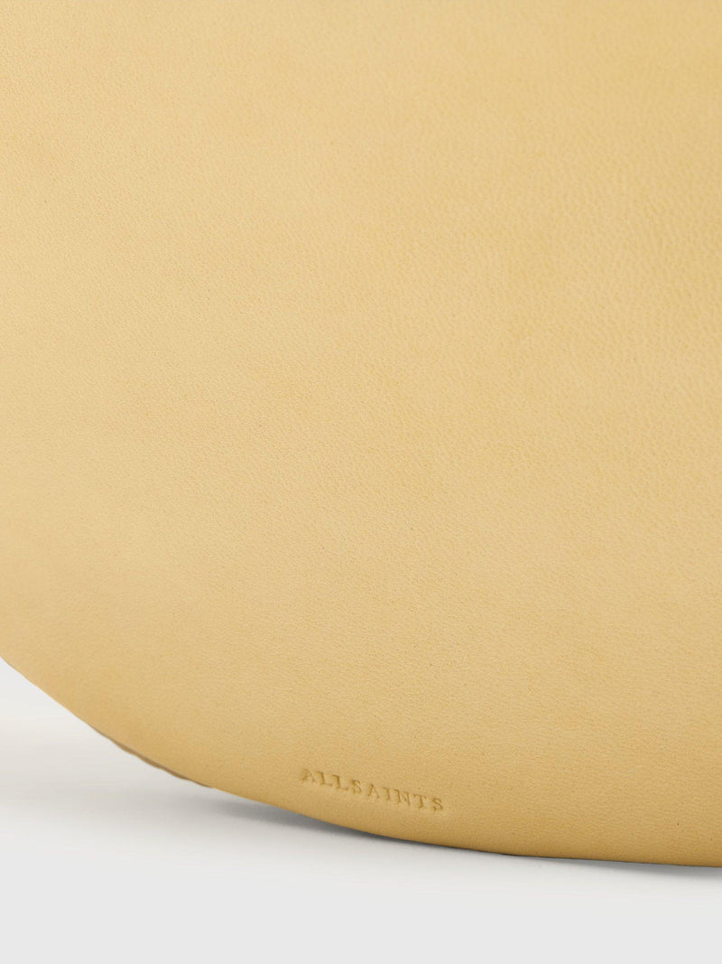AllSaints Luna micro leather bag yellow mid - British product