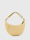 AllSaints Luna micro leather bag yellow mid - British product
