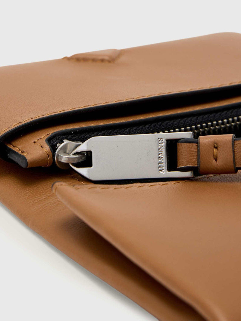 AllSaints Harluna leather bifold wallet - British product
