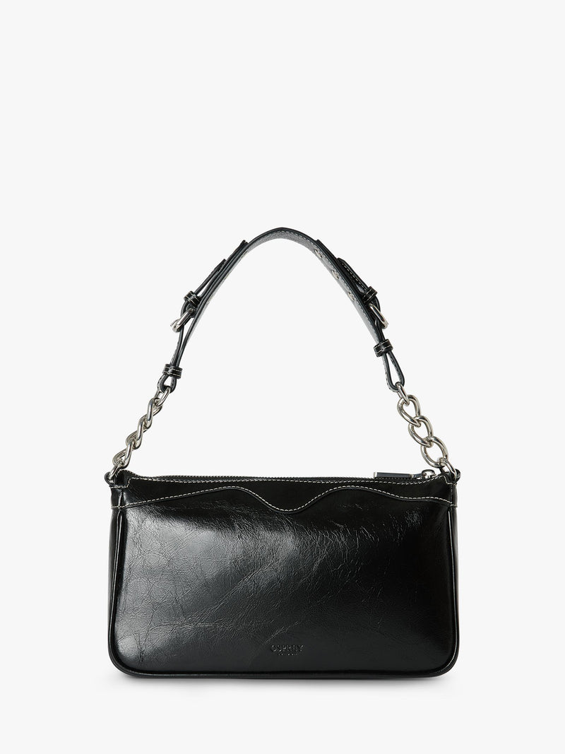 OSPREY LONDON Cali leather shoulder bag, imported from the UK