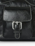 OSPREY LONDON Cali leather shoulder bag, imported from the UK