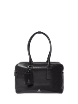 John Lewis OSPREY LONDON High Flyer Leather Shoulder Bag, Black- Buy online at McGrocer