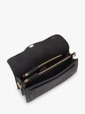 Osprey London Marlow leather shoulder bag with suede lining - British product