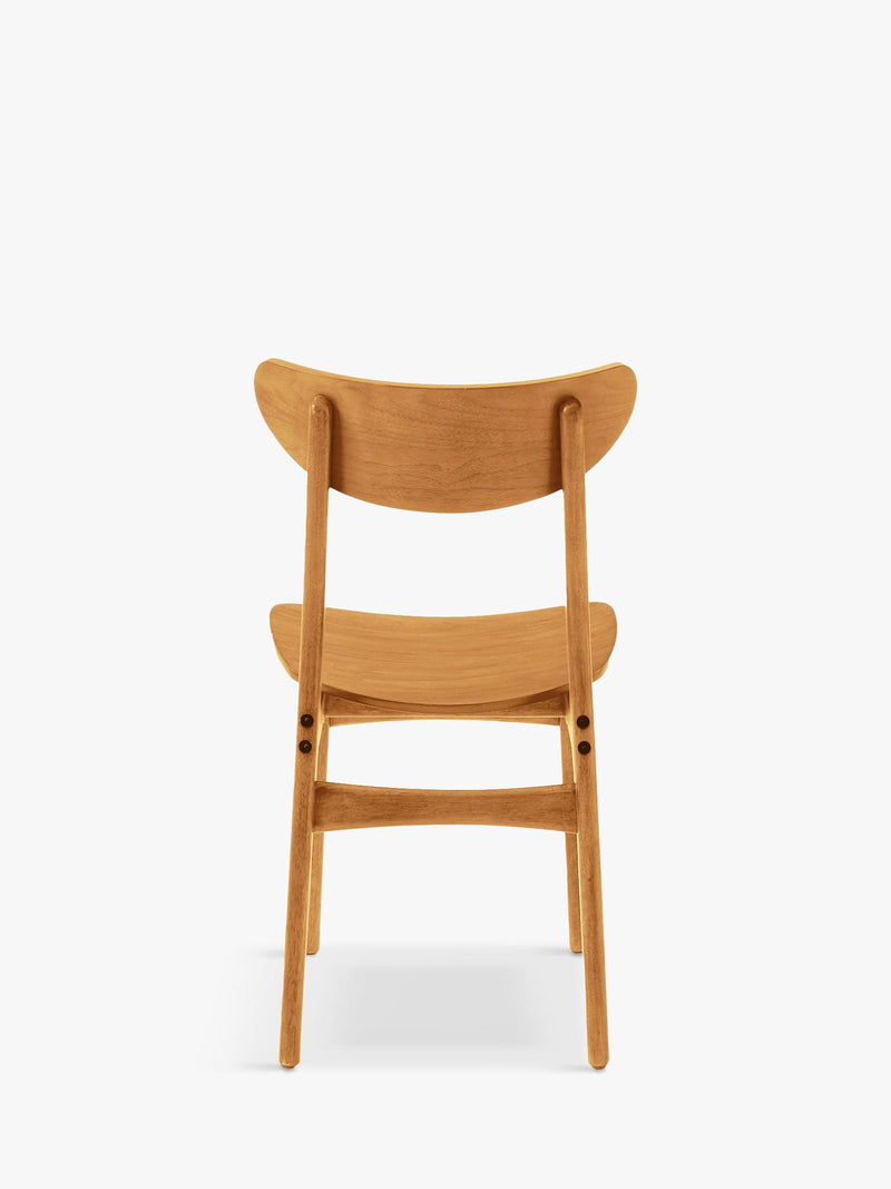West Elm Classic Café Dining Chair in Acorn finish - British product