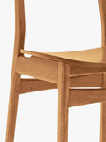 West Elm Classic Café Dining Chair in Acorn finish - British product
