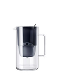 Aquaphor glass water filter jug black 2.5L, imported from the UK