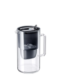 Aquaphor glass water filter jug black 2.5L, imported from the UK