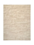 West Elm Rounded Wool Rug, Sand, 152 x 244 cm