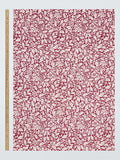 John Lewis Heritage Floral oilcloth tablecloth fabric Merlot Red (British brand)
