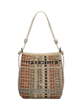 Radley Camden raffia check shoulder bag 17x25x9cm - British product