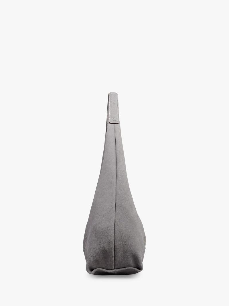 Radley Maudie suede shoulder bag in Steel, UK version