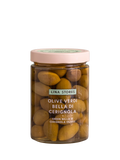 Lina Stores Green Bella di Cerignola olives 550g, UK version