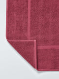 John Lewis Egyptian cotton bath mat cranberry 80x50cm, UK version