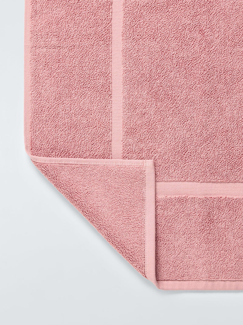 John Lewis Egyptian cotton bath mat Old Rose 80x50cm, imported from the UK