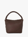 Dune London woven slouch bag chocolate, imported from the UK